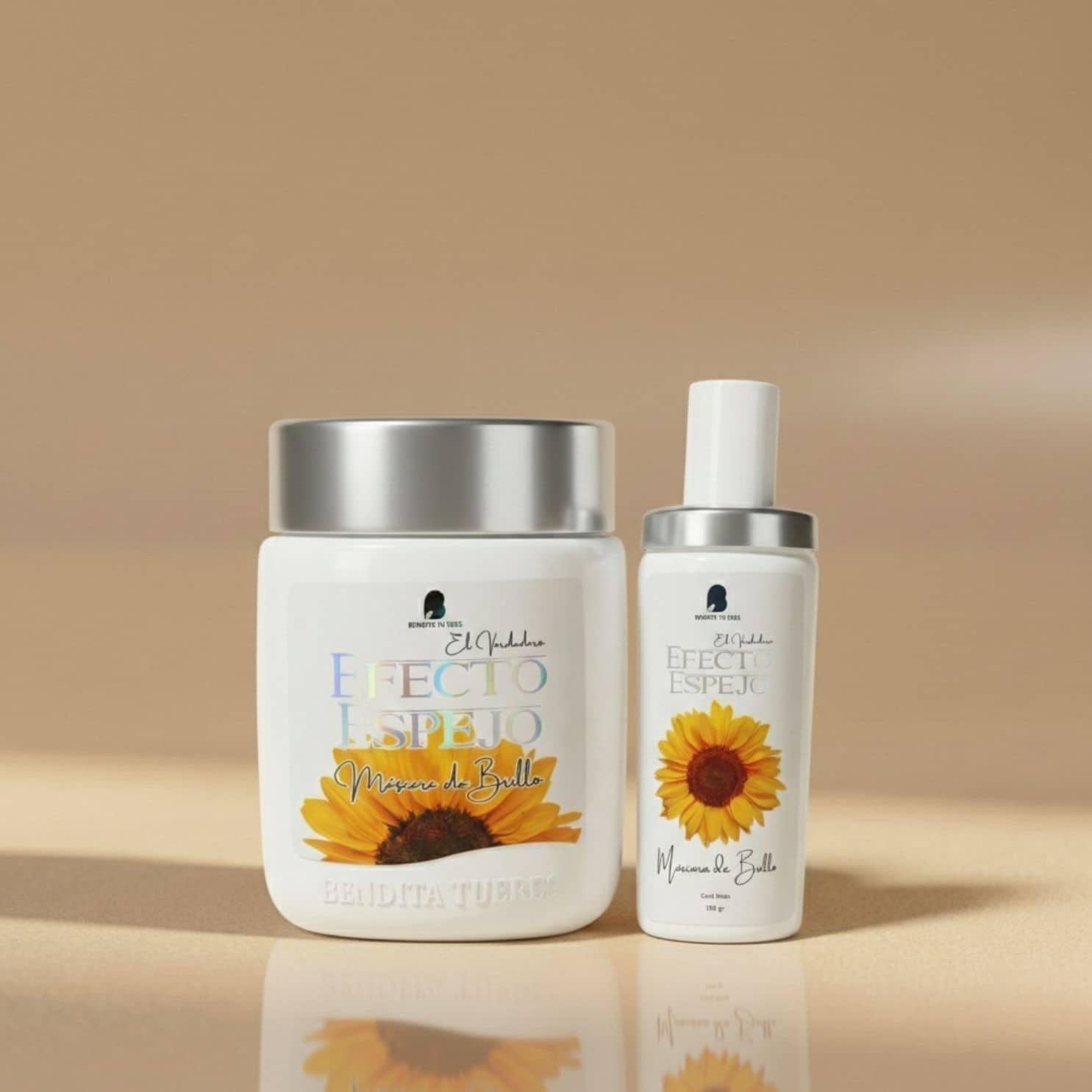 Bendita Tu Eres Efecto Espejo Mascara 500 gr - Kit Efecto Porcelana – Ritual Completo de 6 Pasos • Piel Luminosa en 7 Días