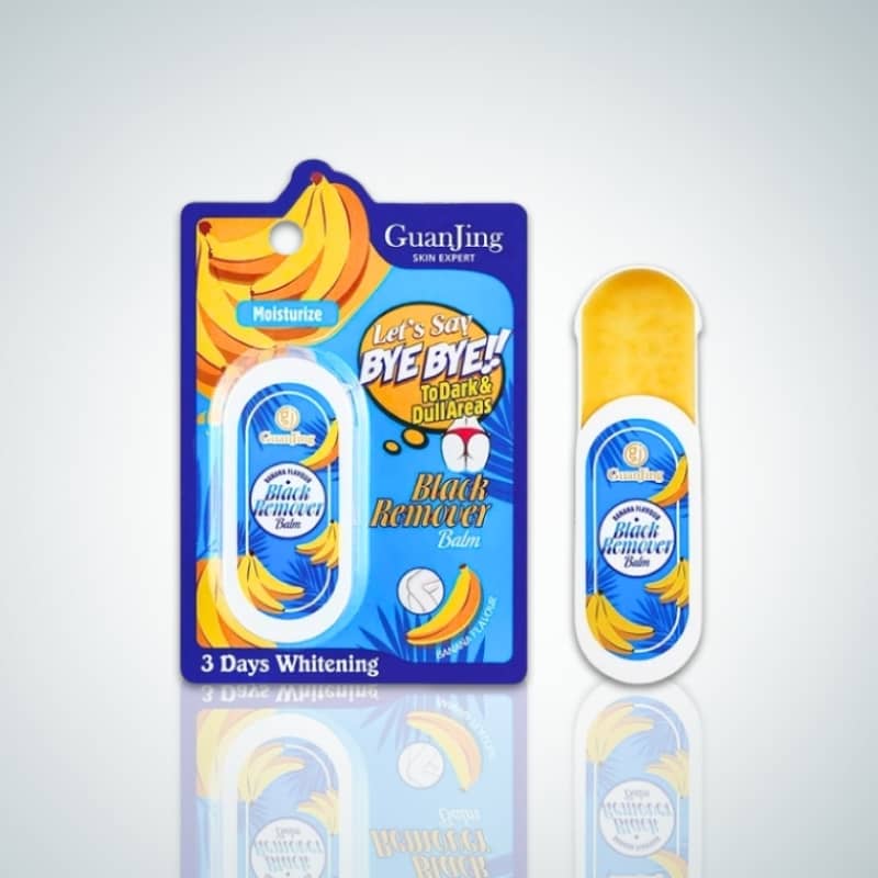 Guanjing Balsamo Aclarador Corporal Banana 30Gr - Kit Efecto Porcelana – Ritual Completo de 6 Pasos • Piel Luminosa en 7 Días