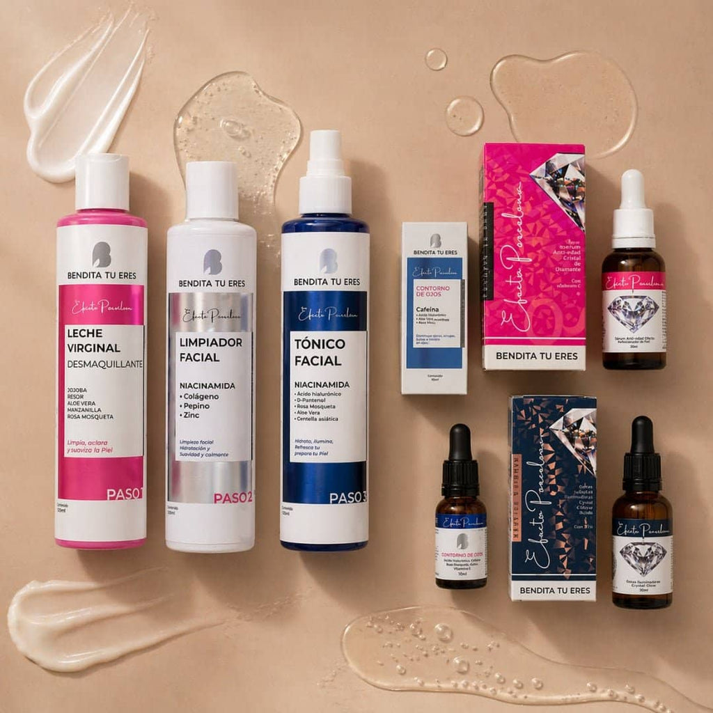 Bendita Tu Eres Kit Kit Facial Piel de Porcelana - Rutina Completa - Bendita tu eres