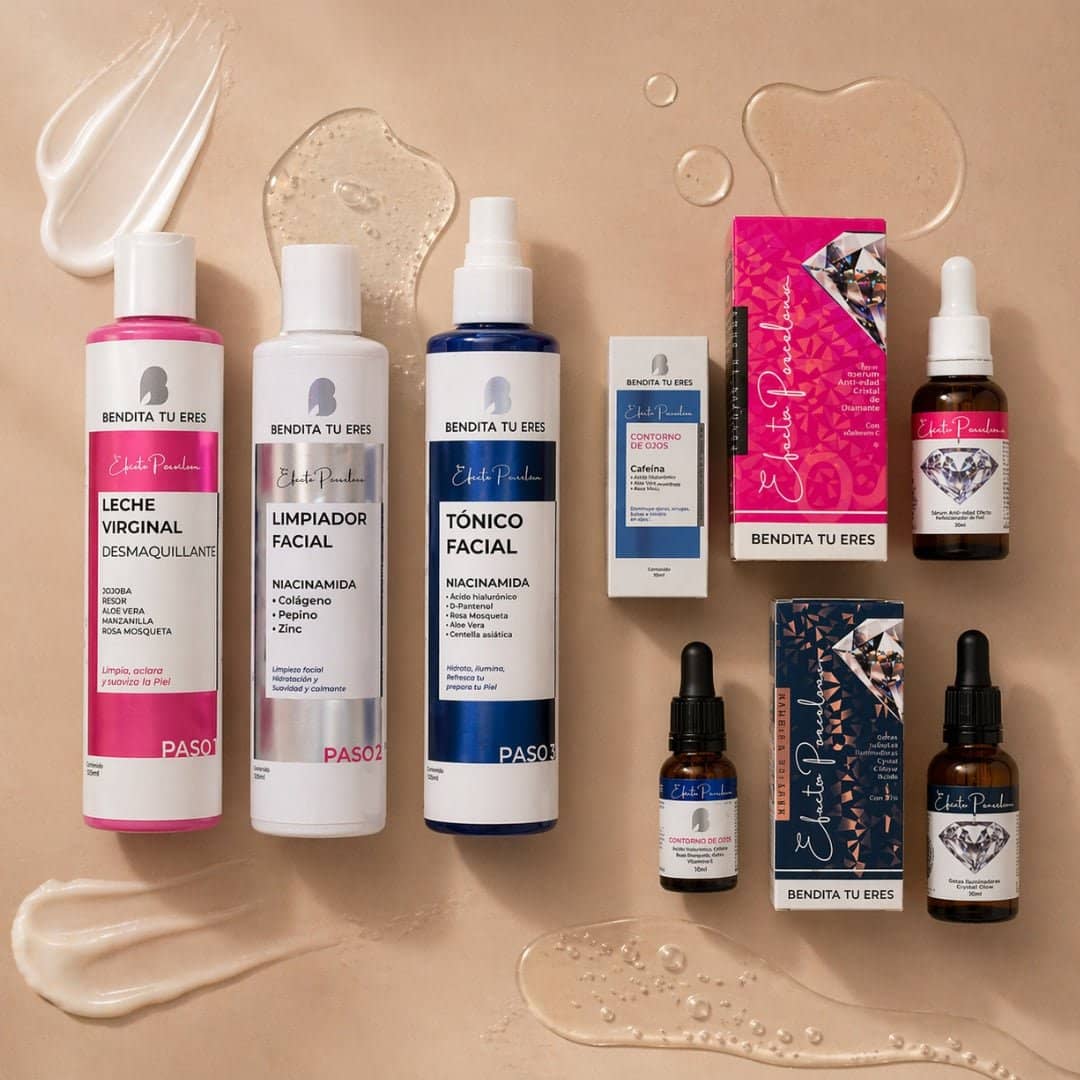 Bendita Tu Eres Kit Kit Facial Piel de Porcelana - Rutina Completa - Bendita tu eres