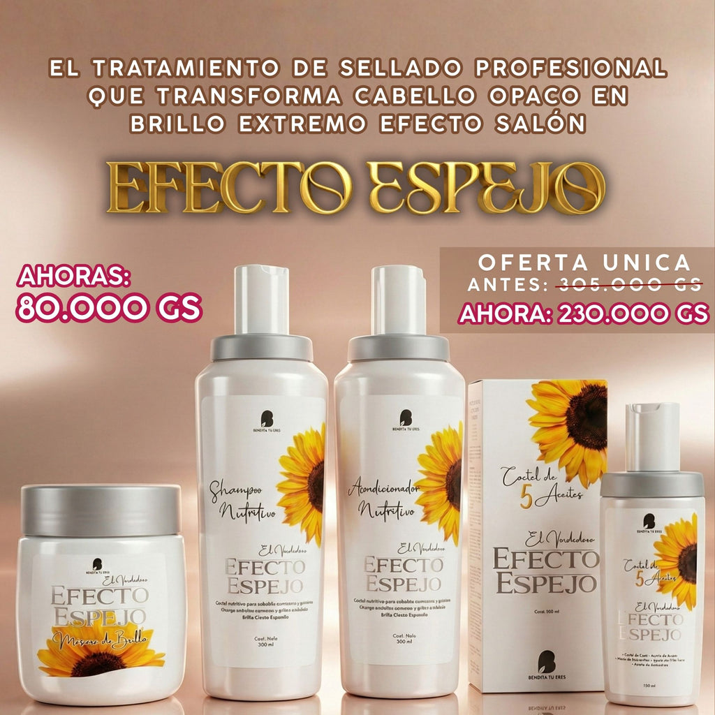 Promo Ritual Completo "Efecto Espejo": Restauración Y Brillo Extremo