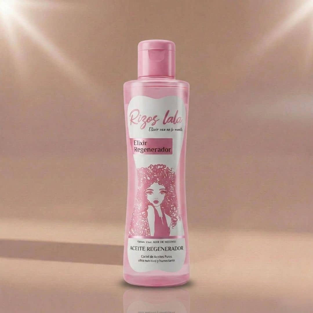 Rizos Lala Elixir Aceite Regenerador 100 Ml - Kit Efecto Porcelana – Ritual Completo de 6 Pasos • Piel Luminosa en 7 Días