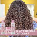 Kit básico Rizos Lala - Recuperación de Rizos, Rulos y Ondas - Kit Efecto Porcelana – Ritual Completo de 6 Pasos • Piel Luminosa en 7 Días