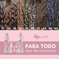 Kit básico Rizos Lala - Recuperación de Rizos, Rulos y Ondas - Kit Efecto Porcelana – Ritual Completo de 6 Pasos • Piel Luminosa en 7 Días