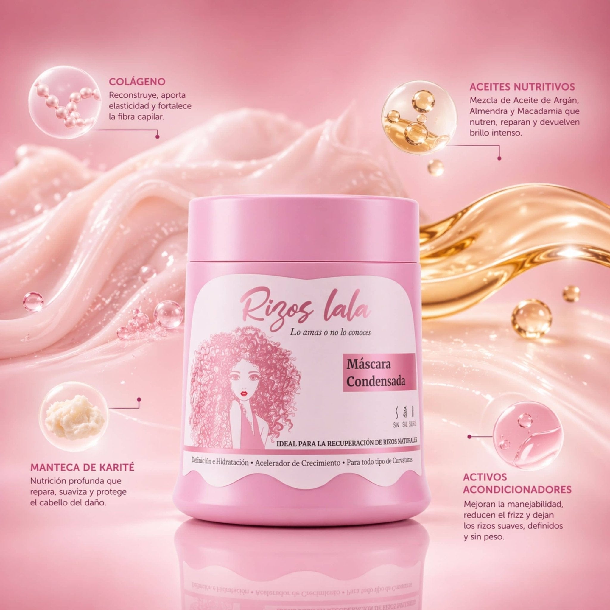 Rizos Lala Kit Kit Rescate de Rizos + Elixir de Regalo - Rizos Lala