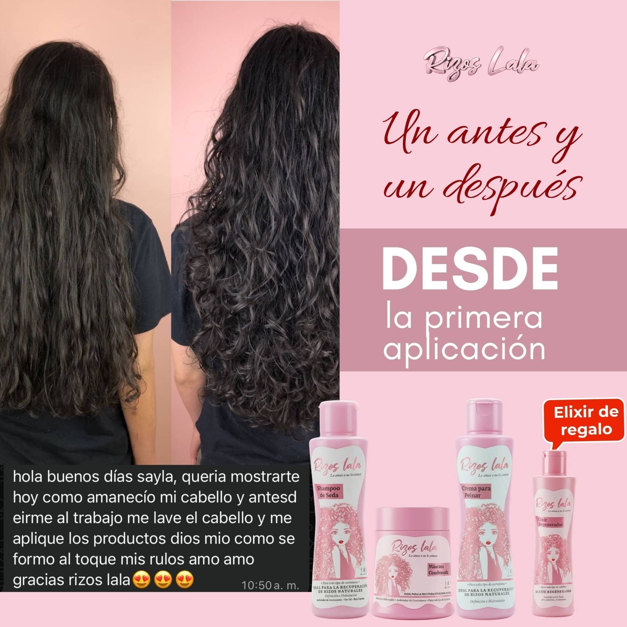 Rizos Lala Kit Kit Rescate de Rizos + Elixir de Regalo - Rizos Lala