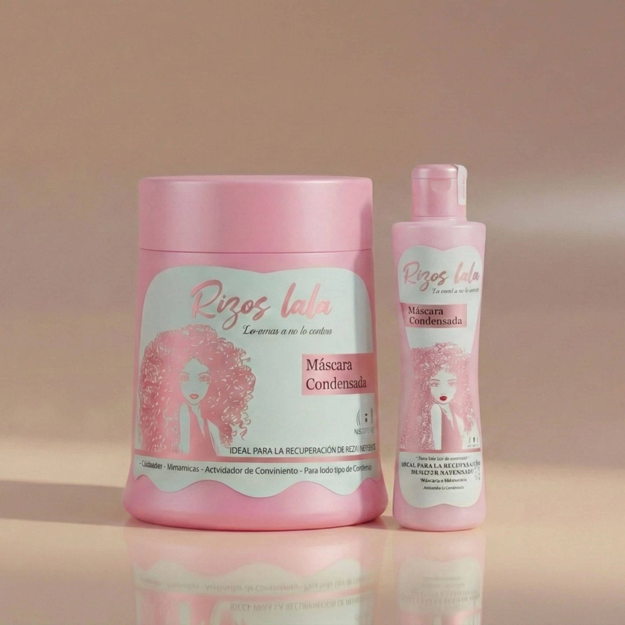Rizos Lala Mascara Condensada - Kit Efecto Porcelana – Ritual Completo de 6 Pasos • Piel Luminosa en 7 Días