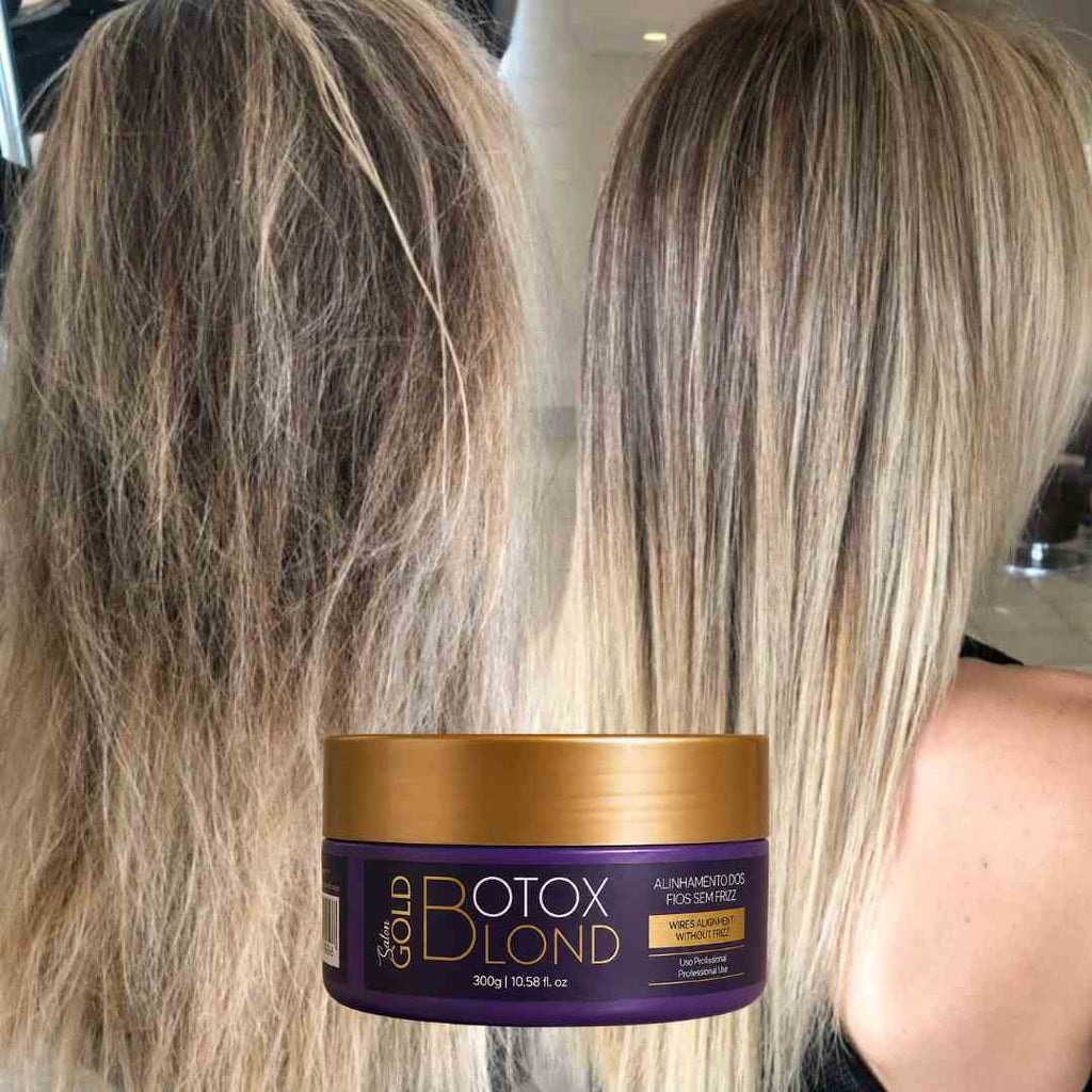 Salon Gold Botox Blond Sin Frizz L Pote 300 gr - Blondas Cosmeticos | Blondas Paraguay