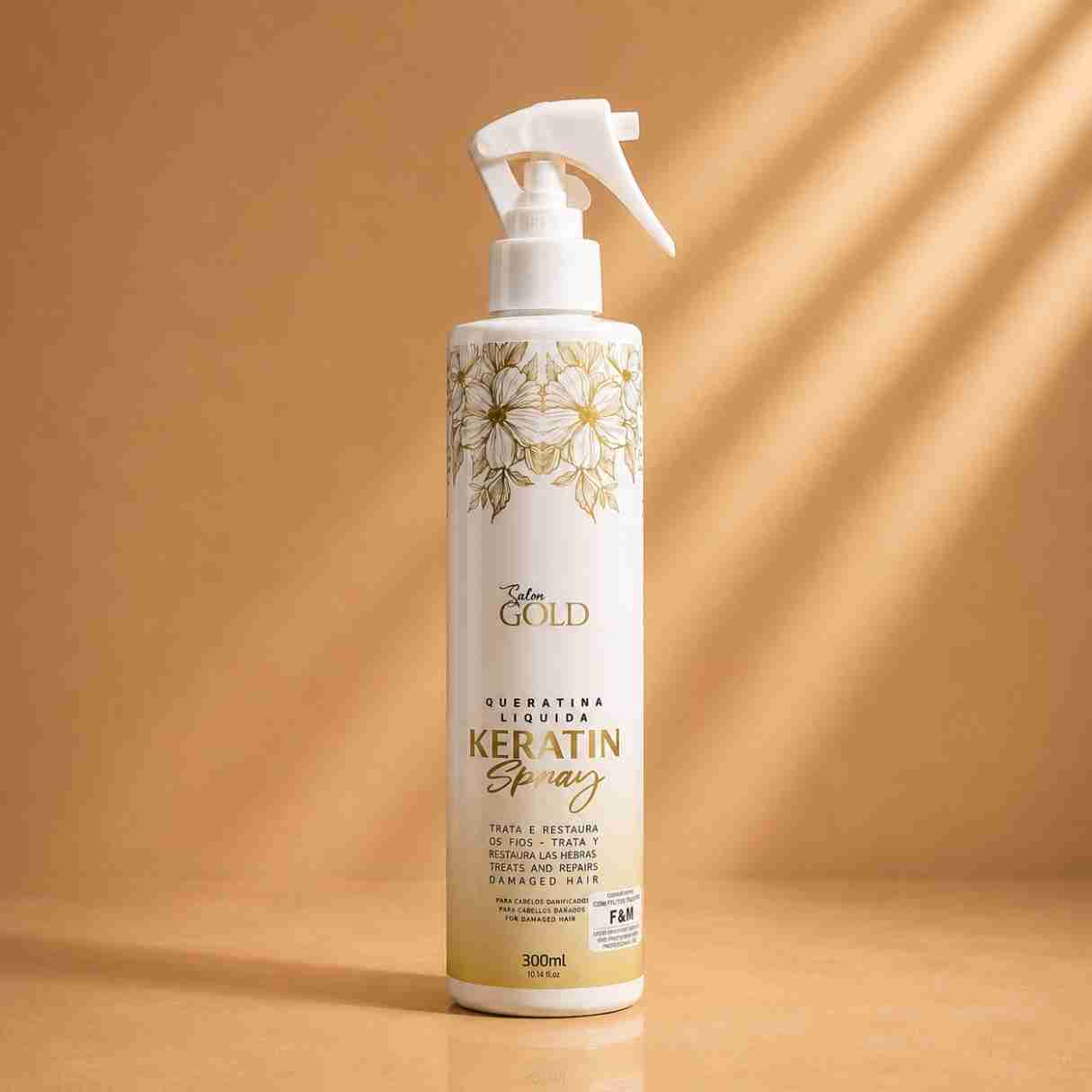 Salon Gold Queratina Liquida 300 ml - Blondas Cosmeticos | Blondas Paraguay
