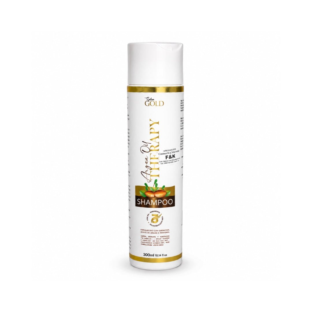 Salon Gold Shampoo Argan Oil Therapy 300 ml - Blondas Cosmeticos | Blondas Paraguay