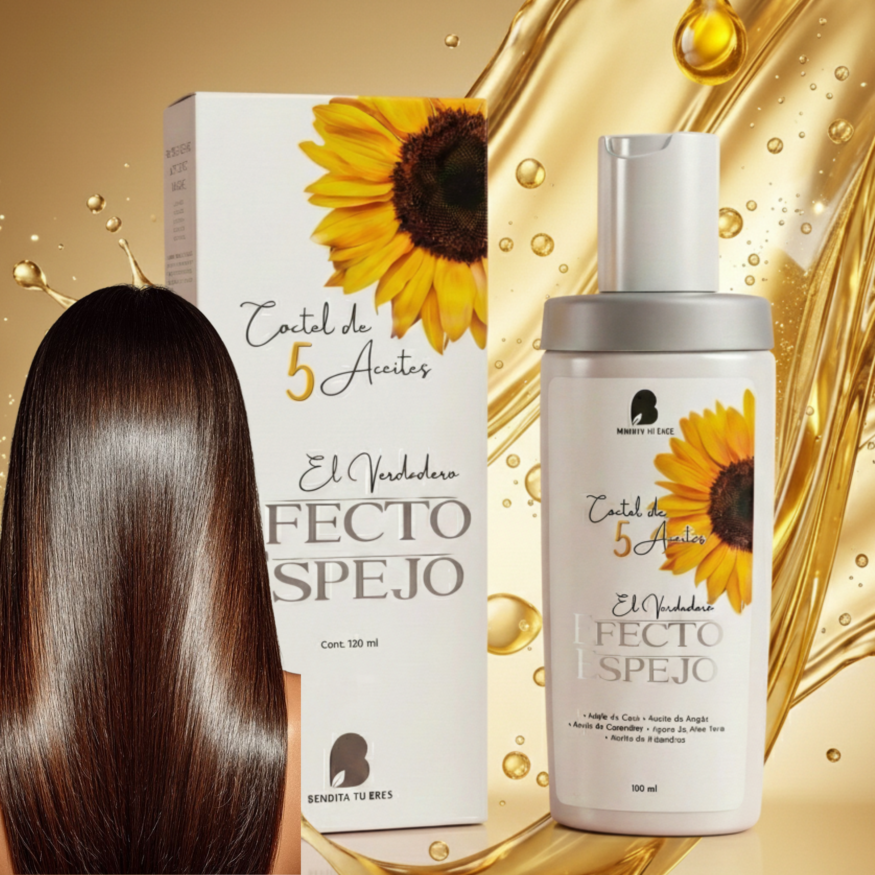 Aceite Efecto Espejo BENDITA TÚ ERES