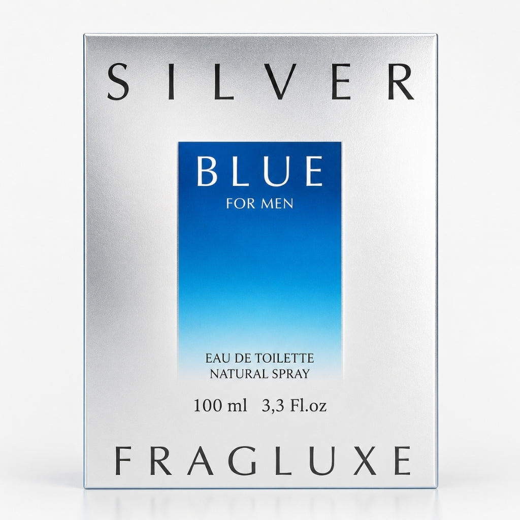 Fragluxe Perfume  Silver Blue For Men 100 ml