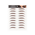 Cejas adhesivas efecto microblading marrón N°06 tira x 10