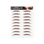Cejas adhesivas efecto microblading marrón N°06 tira x 10