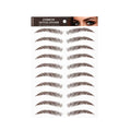 TATOO STICKER CEJAS MARRONESN°3 TIRA X 10 UNID - Blondas Cosmeticos | Blondas Paraguay