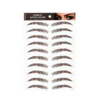TATOO STICKER CEJAS MARRONESN°3 TIRA X 10 UNID - Blondas Cosmeticos | Blondas Paraguay