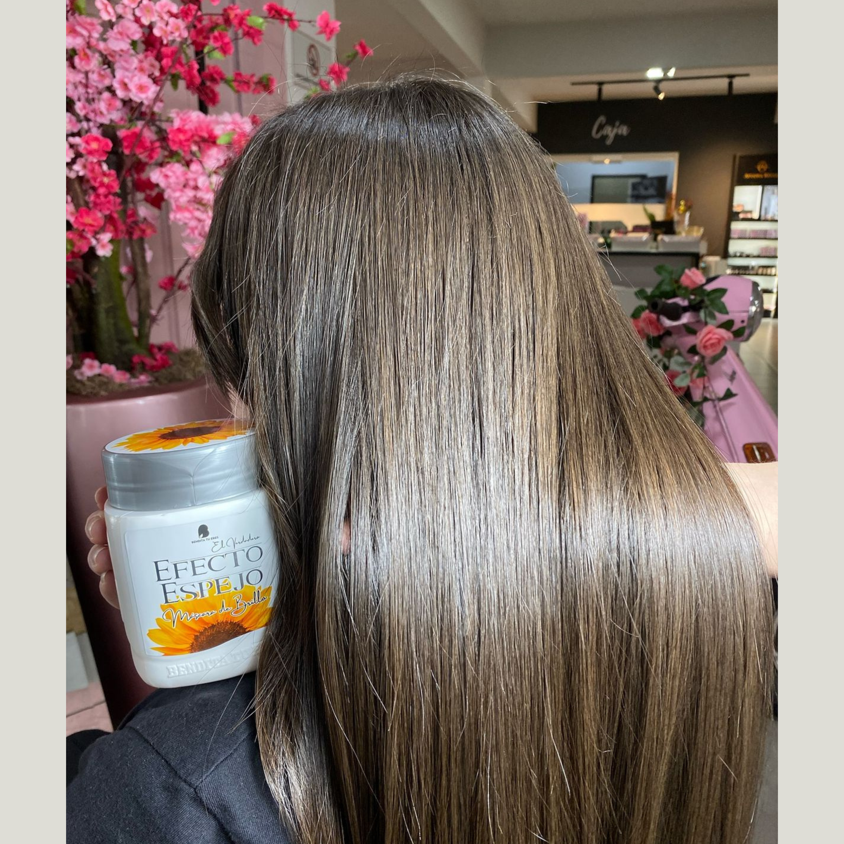 Máscara de BRILLO  Efecto Espejo BENDITA TÚ ERES